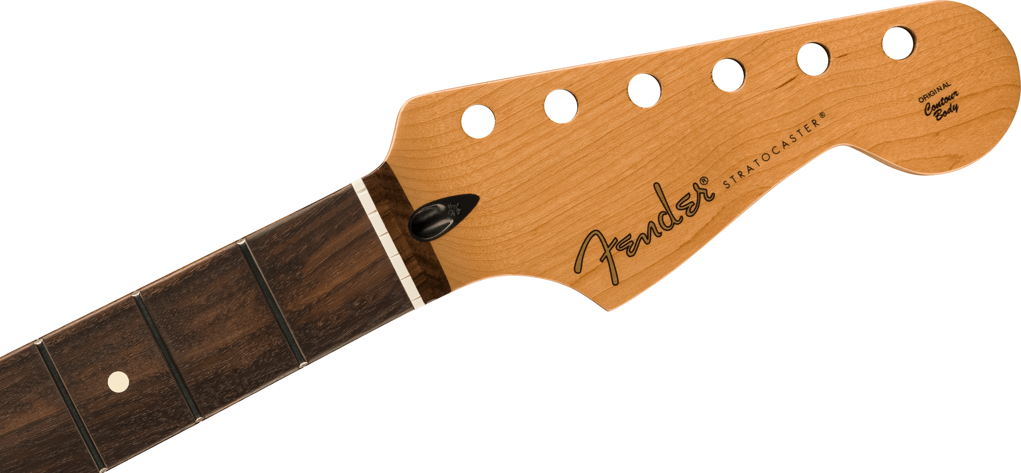 Fender Satin Roasted Maple Stratocaster® Neck, 22 Jumbo Frets, 12", Rosewood, Flat Oval Shape