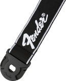 Quick Grip Locking End Strap, Black with White Running Logo, 2"