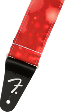 Tie Dye Acid Wash Strap, Red, 2"