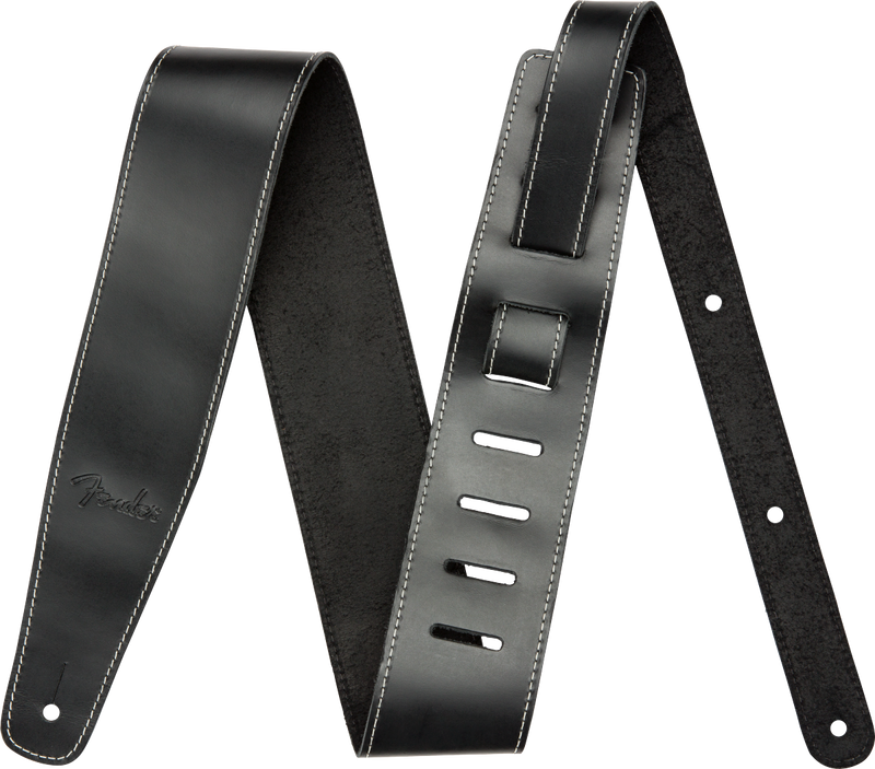 Broken-In Leather Strap, Black, 2.5"