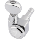 Fender  Fender® Staggered Locking Tuners with Vintage-Style Buttons, Polished Chrome (6)