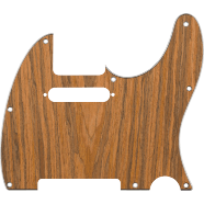 Telecaster® S/S Pickguard, Rosewood