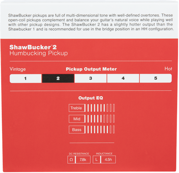 Fender ShawBucker™ 2 Humbucking Pickup