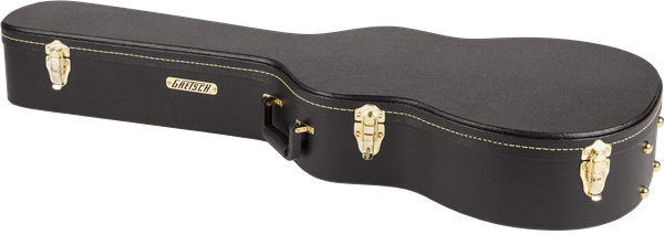 G6295 Square Neck Resonator Flat Top Case, Black