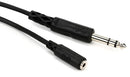 Hosa MHE-310 3.5mm TRS Female to 1/4-inch TRS Male Extension Cable