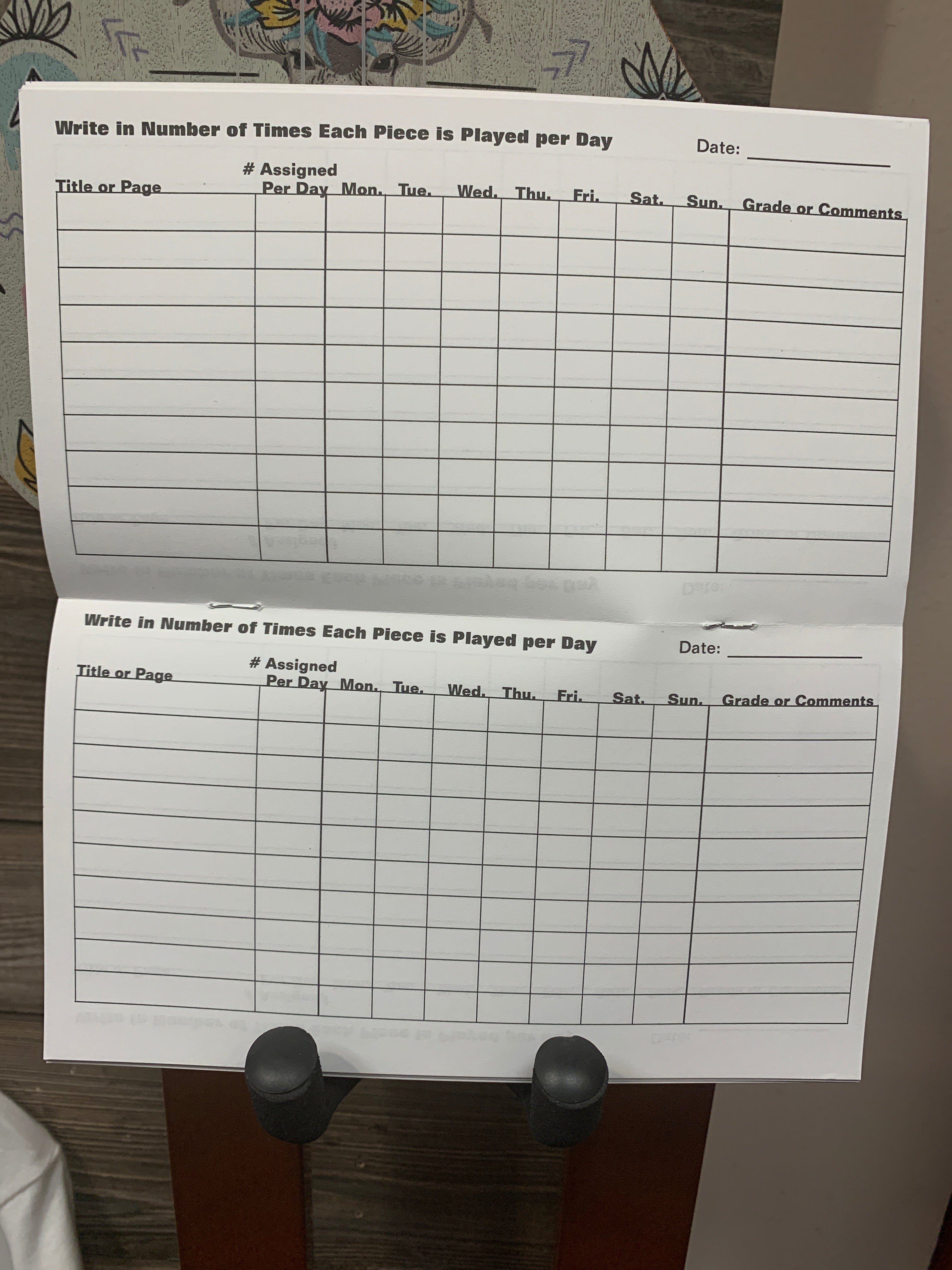 Progressive Practice Plans Schedule Book