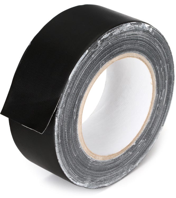 Hosa GFT-526BK 2-inch Gaffer Tape - 30-yard Roll - Black