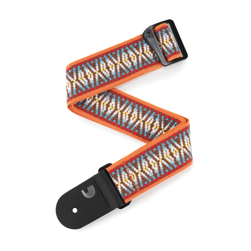 D'Addario 50MM Guitar Strap, Hootenanny Sunrise