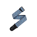 D'Addario Eco-Comfort Persian Woven Guitar Strap Blue Floral