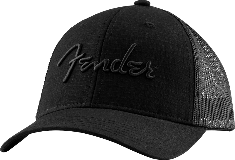 Fender® Snap Back Pick Holder Hat, Black