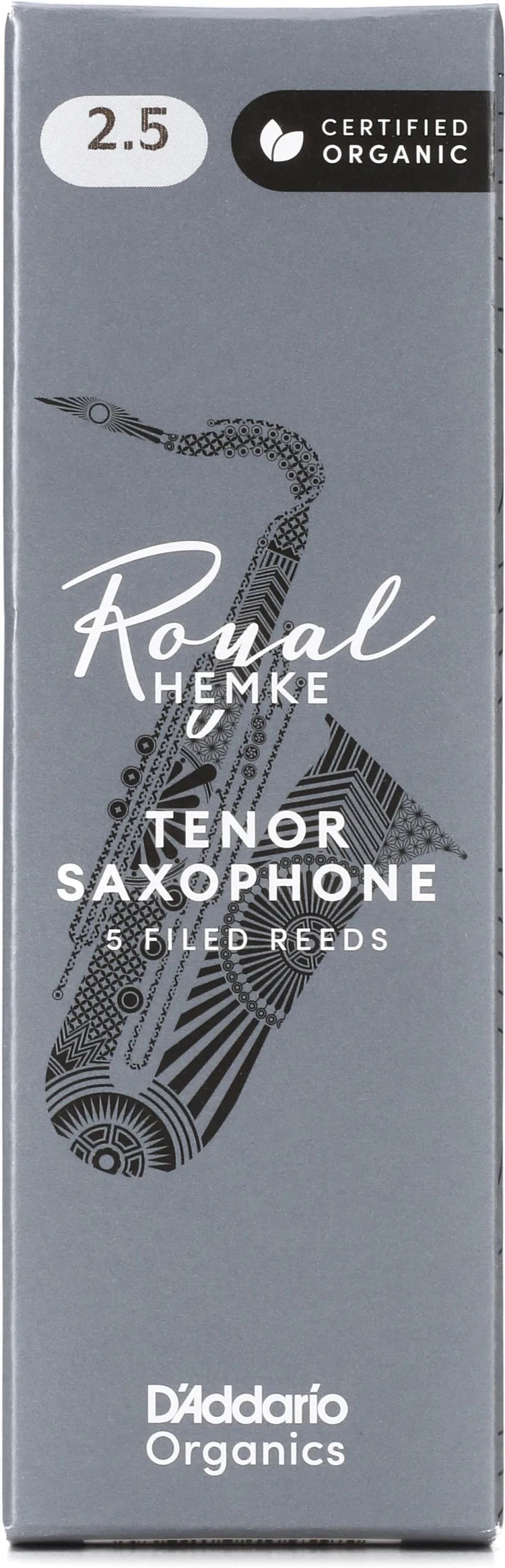 D'Addario Frederick L. Hemke Tenor Saxophone Reeds - 2.5 (5-pack)