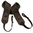 Franklin Banjo Strap - Glove Leather - Side Leather Ends - Black/Natural