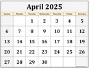2025 April Lessons
