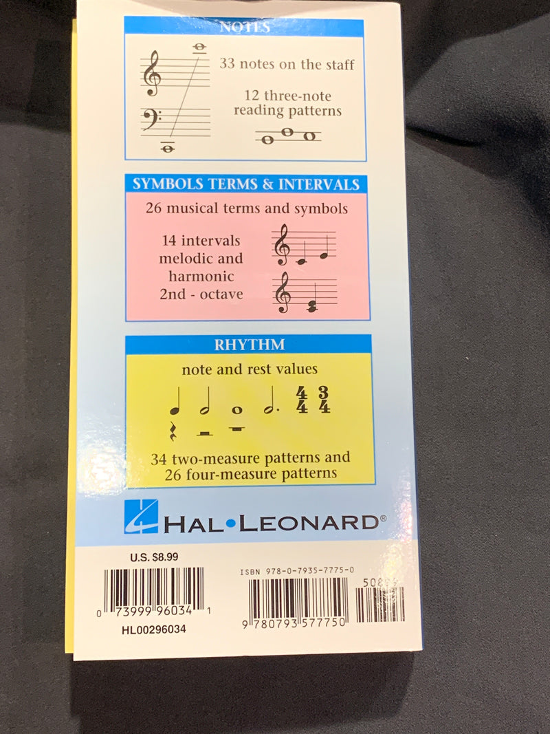 MUSIC FLASH CARDS – SET A Hal Leonard Student Piano Library