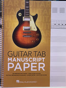 Guitar Tab Manuscript Neck Chord Paper