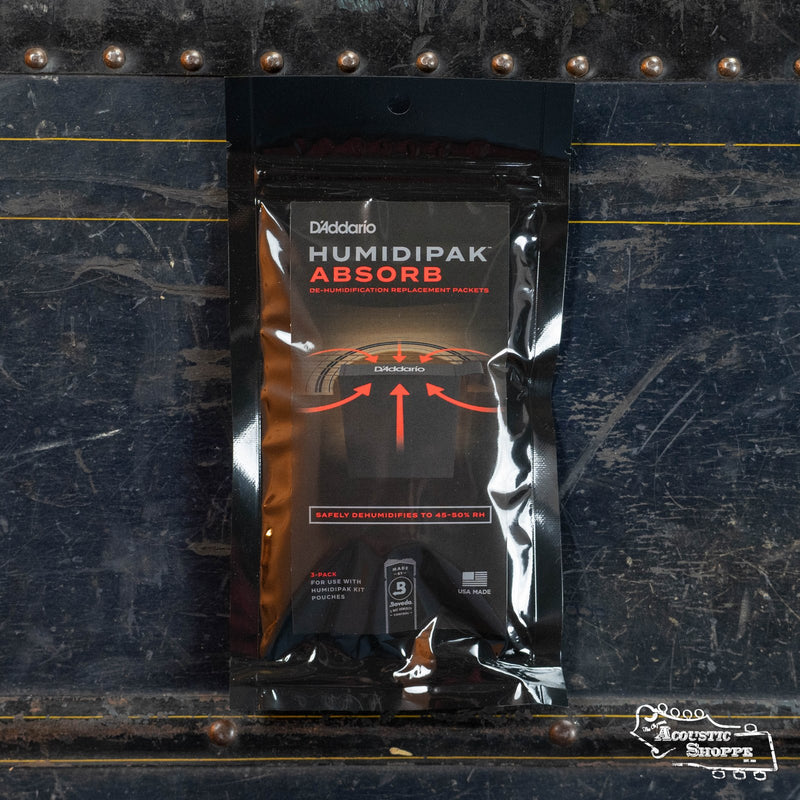 D'Addario Humidipak Absorb Replacement 3-Pack