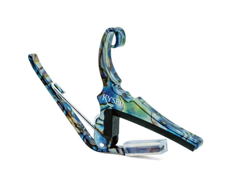 KYSER QUICK CHANGE CAPO FOR ACOUSTIC GUITAR, ABALONE (KG6ABA )