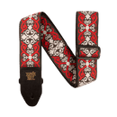 Ernie Ball Classic Jacquard Guitar Strap/Bass Strap - Red Trellis