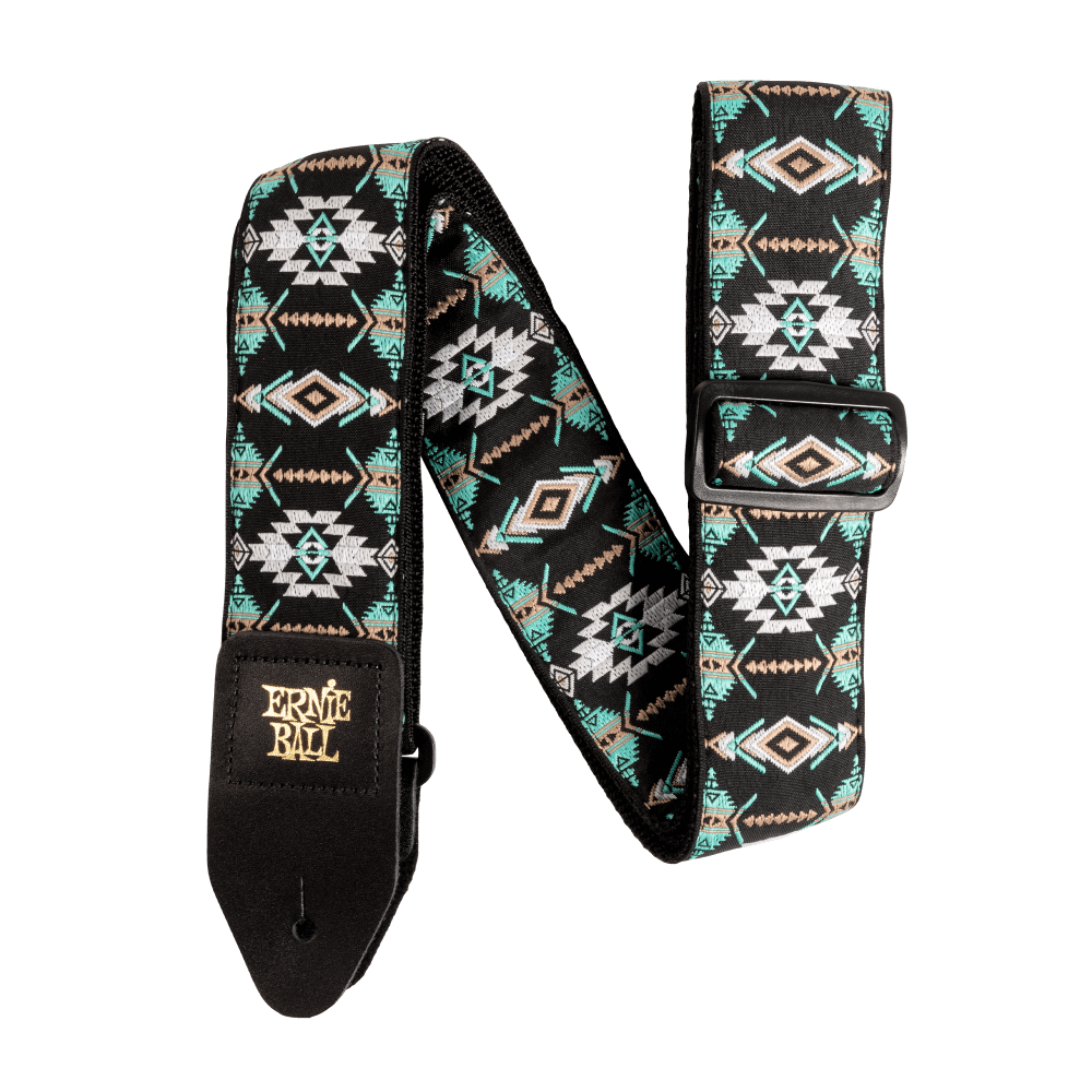 Ernie Ball Classic Jacquard Guitar Strap/Bass Strap - Southwestern Turquoise