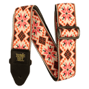 Ernie Ball CLASSIC JACQUARD GUITAR STRAP/BASS STRAP - CINNAMON NEEDLEPOINT