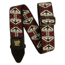 ERNIE BALL CLASSIC JACQUARD GUITAR STRAP PRIMAL RED