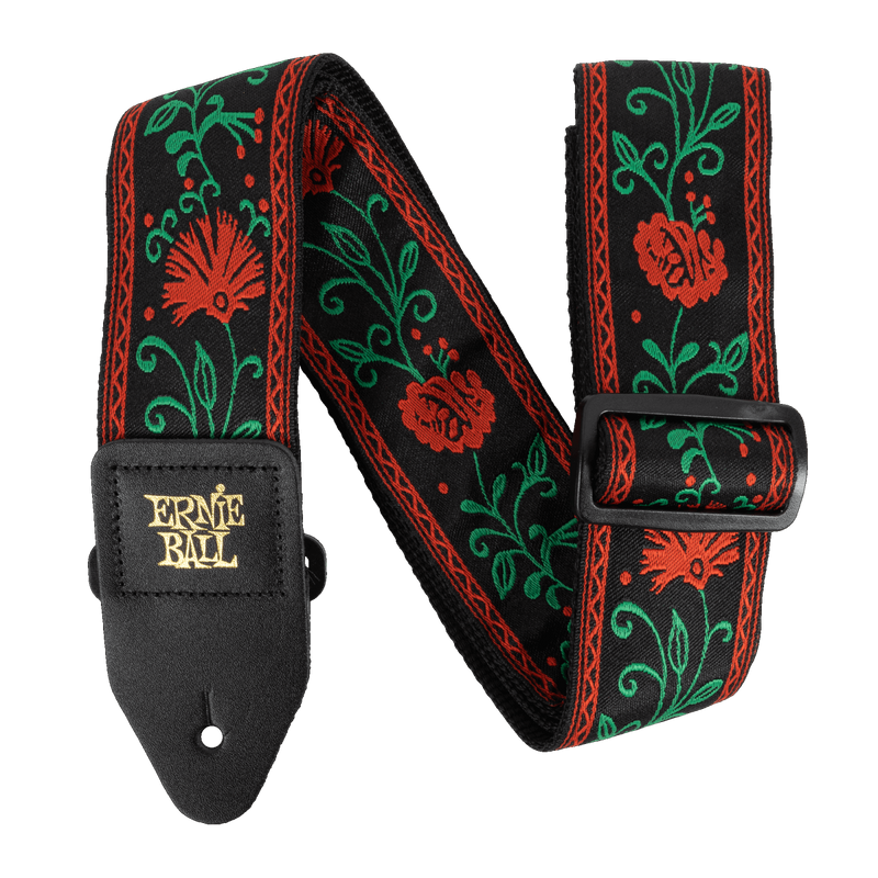 ERNIE BALL P05361 JACQUARD GUITAR STRAP WESTERN ROSE