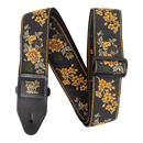 Ernie Ball Classic Jacquard Guitar Strap/Bass Strap - Tangerine Blossom