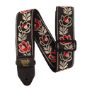 Ernie Ball Classic Jacquard Guitar Strap/Bass Strap - Noble Rose