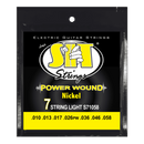 SIT Power Wound Nickel Electric 7-Sting Guitar Strings - Light 10-58