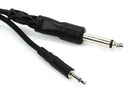Hosa CMP-305 Interconnect Cable - 3.5mm TS Male to 1/4-inch TS Male - 5 foot