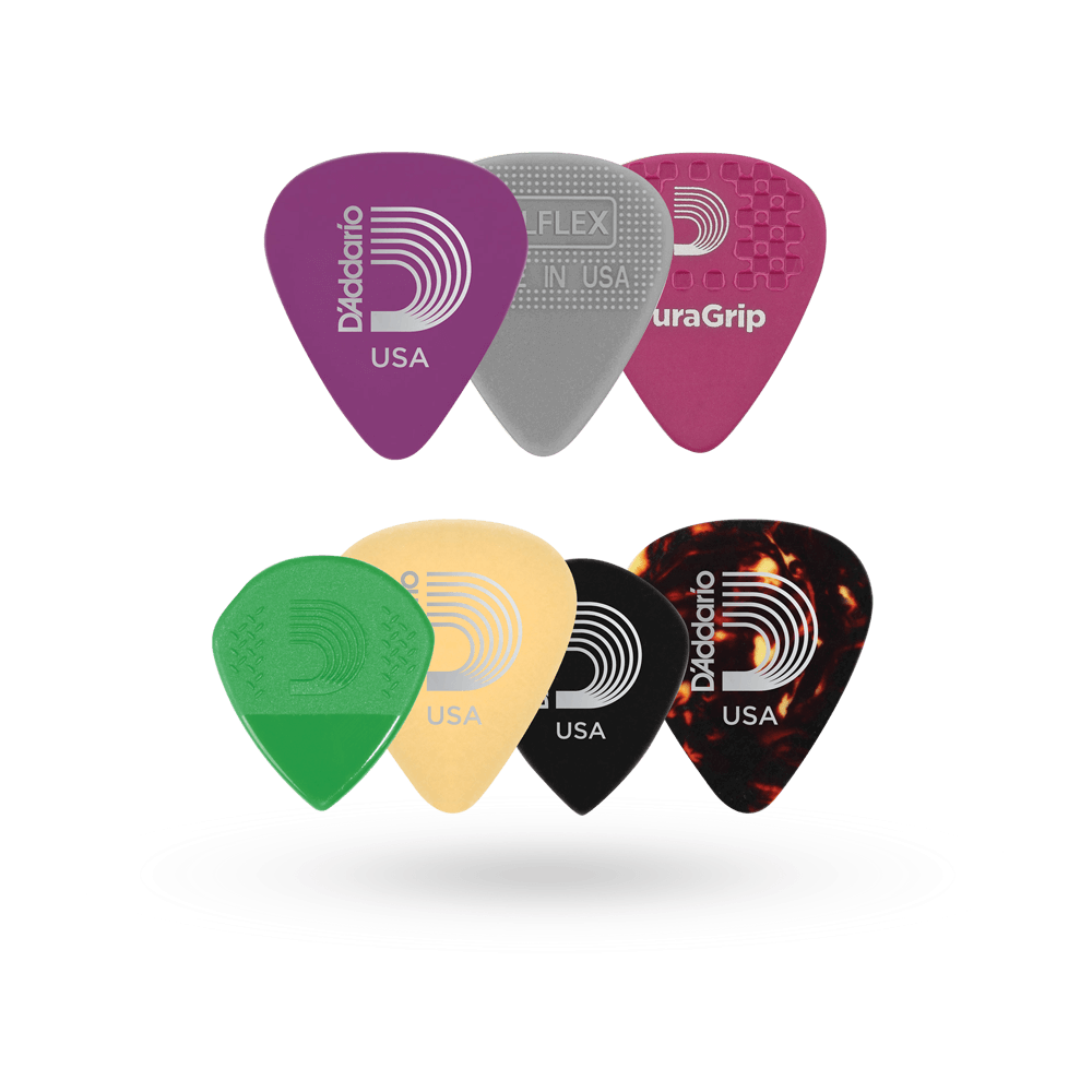 Guitar Pick Variety pack Heavy Gauge, 7-Pack