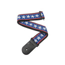 D’Addario Nylon Woven Guitar Strap, Stars and Stripes