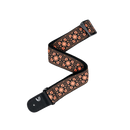 D’Addario Eco Woven Guitar Strap, Brown & Orange