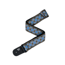 D’Addario Eco Woven Guitar Strap, Blue & Gold