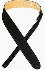 D'Addario 2.5" Suede Guitar Strap Black