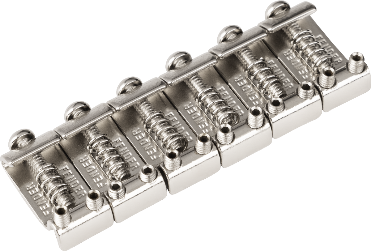 American Standard Stratocaster® Bridge Saddles ('08-Present), Nickel, Set of 6