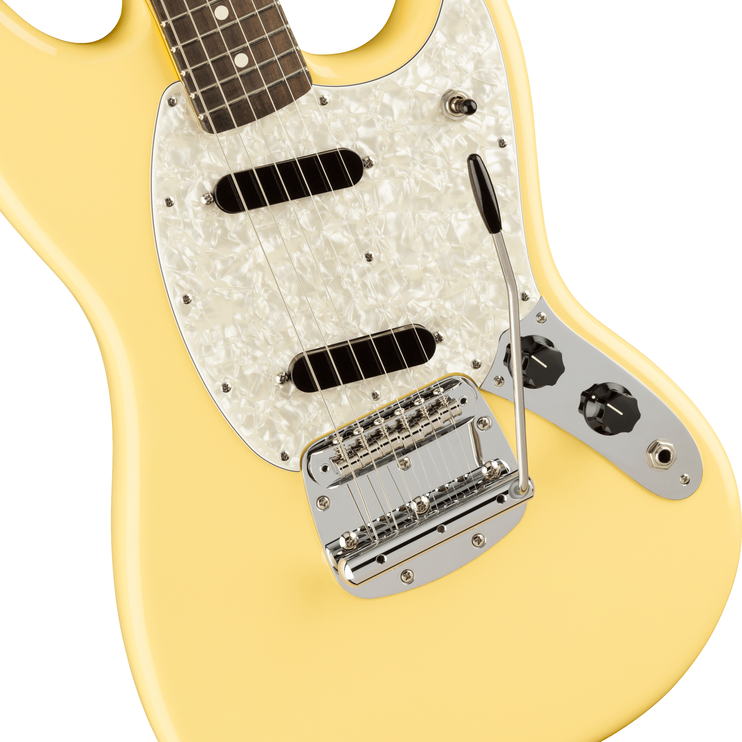 Fender American Performer Mustang, Rosewood Fingerboard, Vintage White