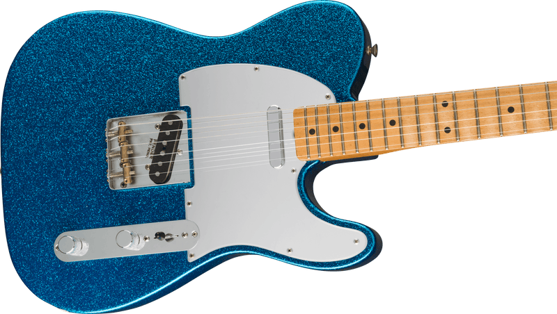 Fender  J Mascis Telecaster®, Maple Fingerboard, Bottle Rocket Blue Flake