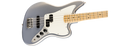 Fender Player Jaguar® Bass, Maple Fingerboard, Silver