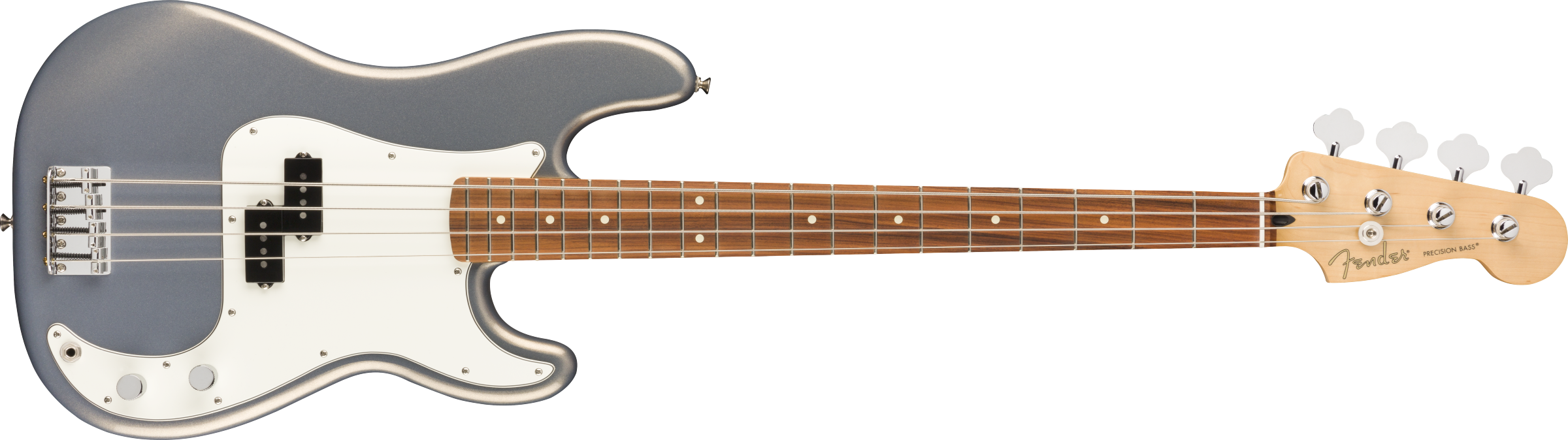 Fender Player Precision Bass®, Pau Ferro Fingerboard, Silver