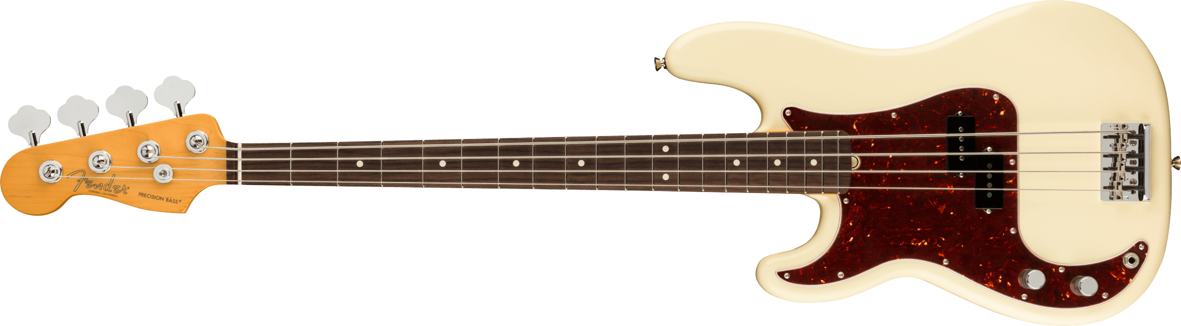 Fender  American Professional II Precision Bass® Left-Hand, Rosewood Fingerboard, Olympic White