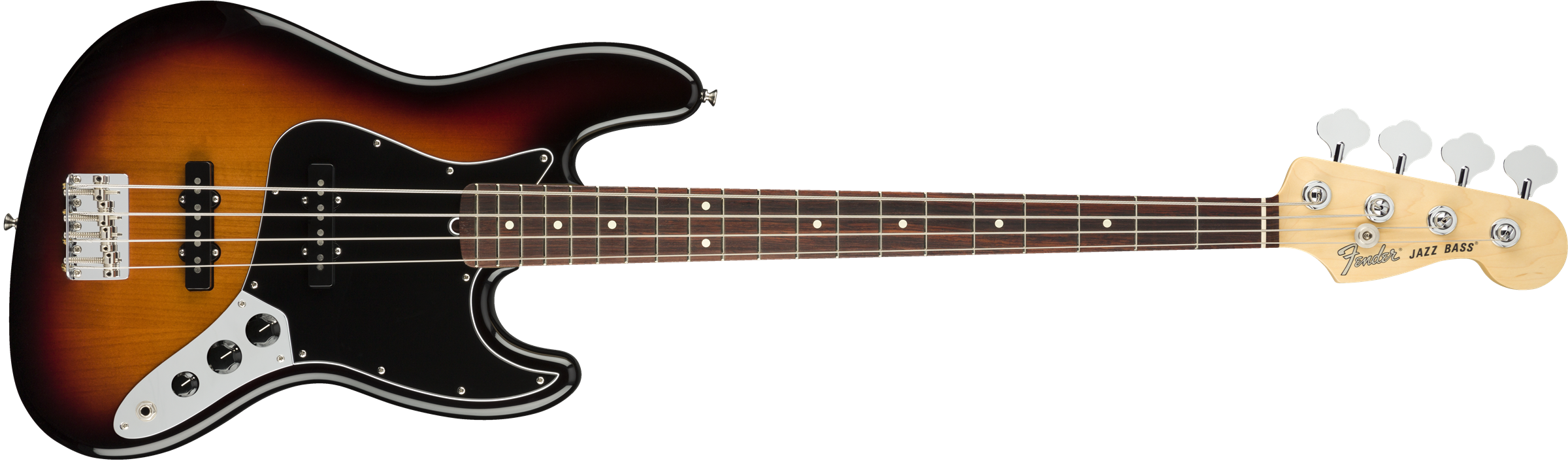 Fender American Performer Jazz Bass®, Rosewood Fingerboard, 3-Color Sunburst