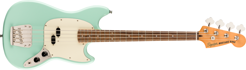 Squier Classic Vibe '60s Mustang® Bass, Laurel Fingerboard, Surf Green