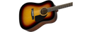 Fender CD-60 Dreadnought V3 w/Case, Walnut Fingerboard, Sunburst