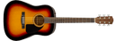 Fender CD-60 Dreadnought V3 w/Case, Walnut Fingerboard, Sunburst