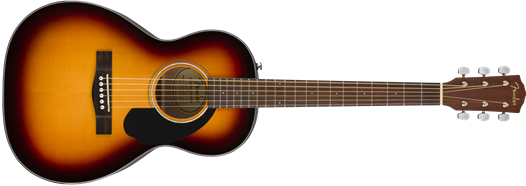 Fender CP-60S Parlor, Sunburst Walnut