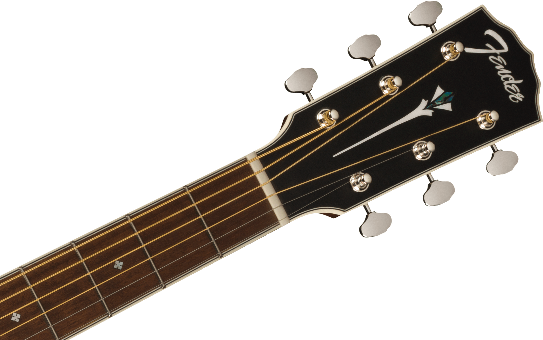 Fender PD-220E Dreadnought, All Mahogany, Ovangkol Fingerboard, Aged Cognac Burst