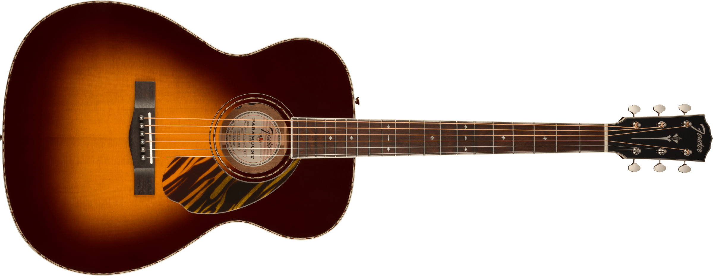 Fender PO-220E Orchestra, Ovangkol Fingerboard, 3-Color Vintage Sunburst