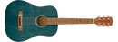 Fender  FA-15 3/4 Scale Steel with Gig Bag, Walnut Fingerboard, Blue