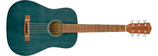 Fender  FA-15 3/4 Scale Steel with Gig Bag, Walnut Fingerboard, Blue